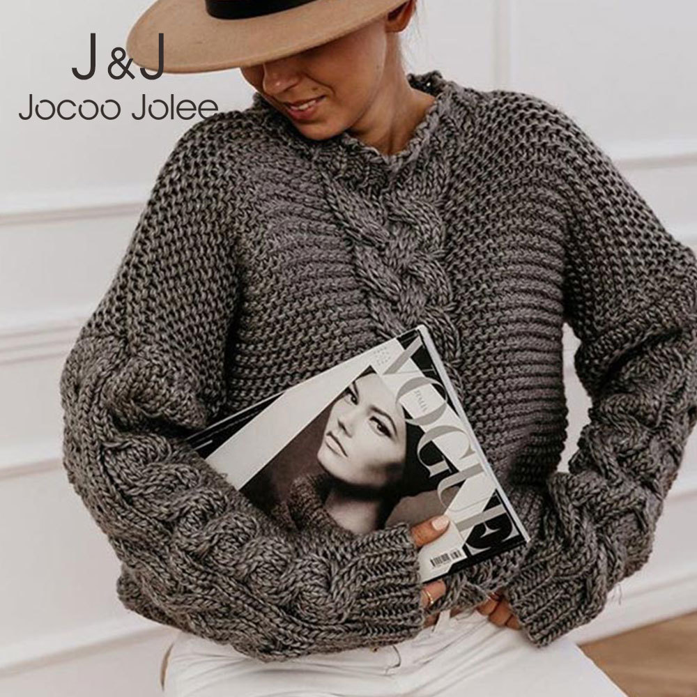 Jocoo Jolee Vintage Loose Sweater Women Long Sleeve O Neck Twist Knitted Pullovers Casual Jumpers Knitting Tops Plus Size 3XL 210518, Brwon
Jocoo Jolee Vintage Loose Sweater Women Long Sleeve O Neck Twist Knitted Pullovers Casual Jumpers Knitting Tops Plus Size 3XL 210518, Brwon