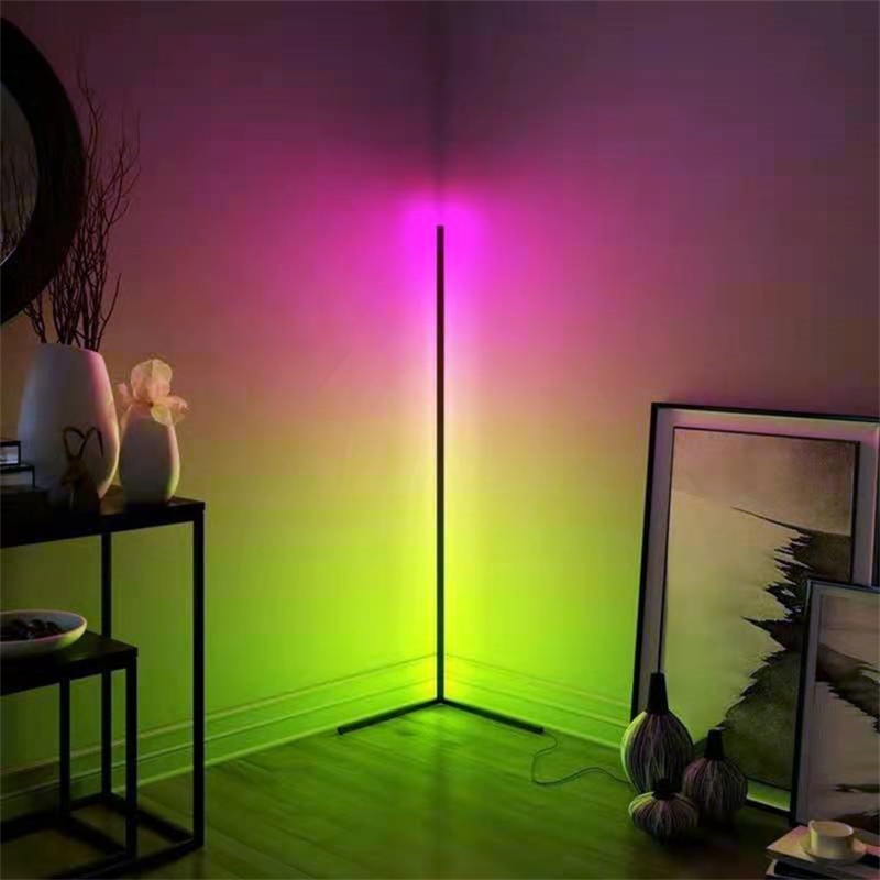 RGB floor lamp for ambient lighting in living rooms and bedrooms