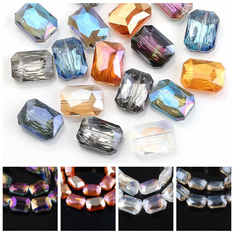 Other Rectangle Faceted 12x9mm 14x10mm 18x13mm Crystal Glass Prism Loose Crafts Beads For Jewelry Making DIY Curtains
Other Rectangle Faceted 12x9mm 14x10mm 18x13mm Crystal Glass Prism Loose Crafts Beads For Jewelry Making DIY Curtains