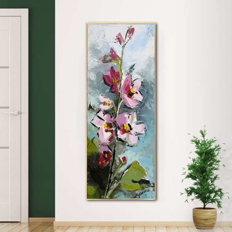 Colorful Flower Pictures Canvas Painting Wall Art For Living Room Bedroom Modern Decoration Home Painting NO FRAME