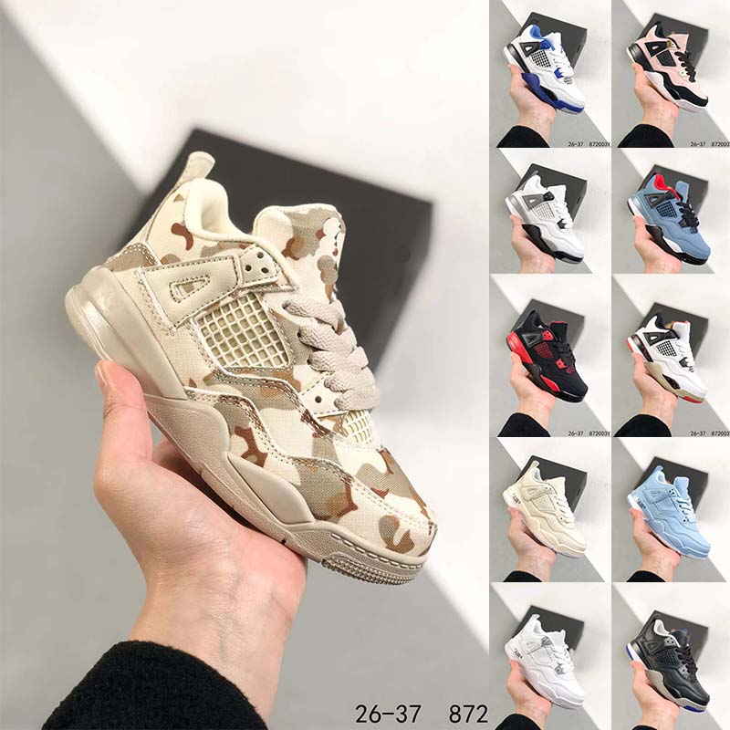Kids 4 Retro Jumpman 4 Bred White Oreo University Blue Lightning Basketball Shoes 4s Children Boy Girls Red Thunder Pure Sneakers Toddlers Birthday Gift
Kids 4 Retro Jumpman 4 Bred White Oreo University Blue Lightning Basketball Shoes 4s Children Boy Girls Red Thunder Pure Sneakers Toddlers Birthday Gift