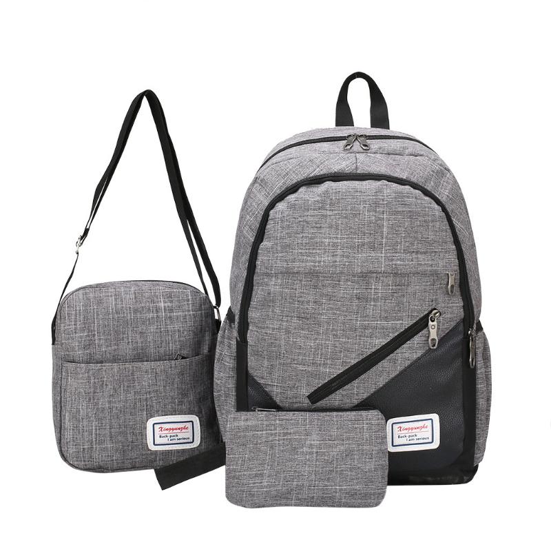 Backpack Men Travel Multi-Functional Women Large Business Computer Bag Male & Female High School Student Bags 3Pcs YL5, Gray
Backpack Men Travel Multi-Functional Women Large Business Computer Bag Male & Female High School Student Bags 3Pcs YL5, Gray