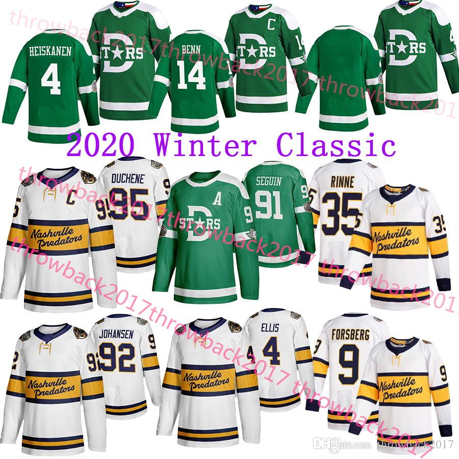 Nashville Predators 2020 Winter Classic Jersey Dallas Stars 95 Duchene 35 Rinne 9 Forsberg 14 Benn 91 Tyler Seguin 4 Ellis Hockey Jersey
Nashville Predators 2020 Winter Classic Jersey Dallas Stars 95 Duchene 35 Rinne 9 Forsberg 14 Benn 91 Tyler Seguin 4 Ellis Hockey Jersey