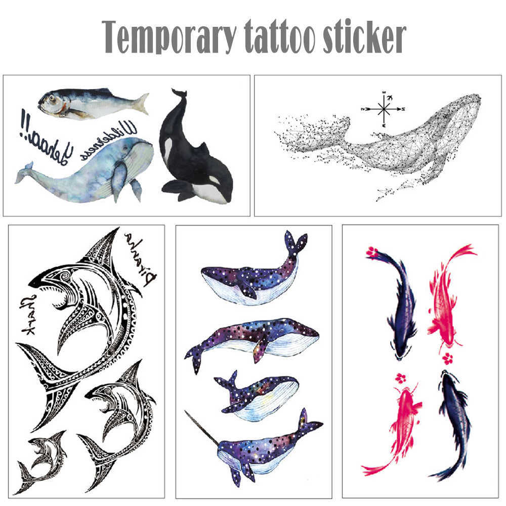 1 piece Small temporary tattoo sticker Whale fish Waterproof Fake Tattoo Fox tiger Arm neck hand body tattoos for men women
1 piece Small temporary tattoo sticker Whale fish Waterproof Fake Tattoo Fox tiger Arm neck hand body tattoos for men women