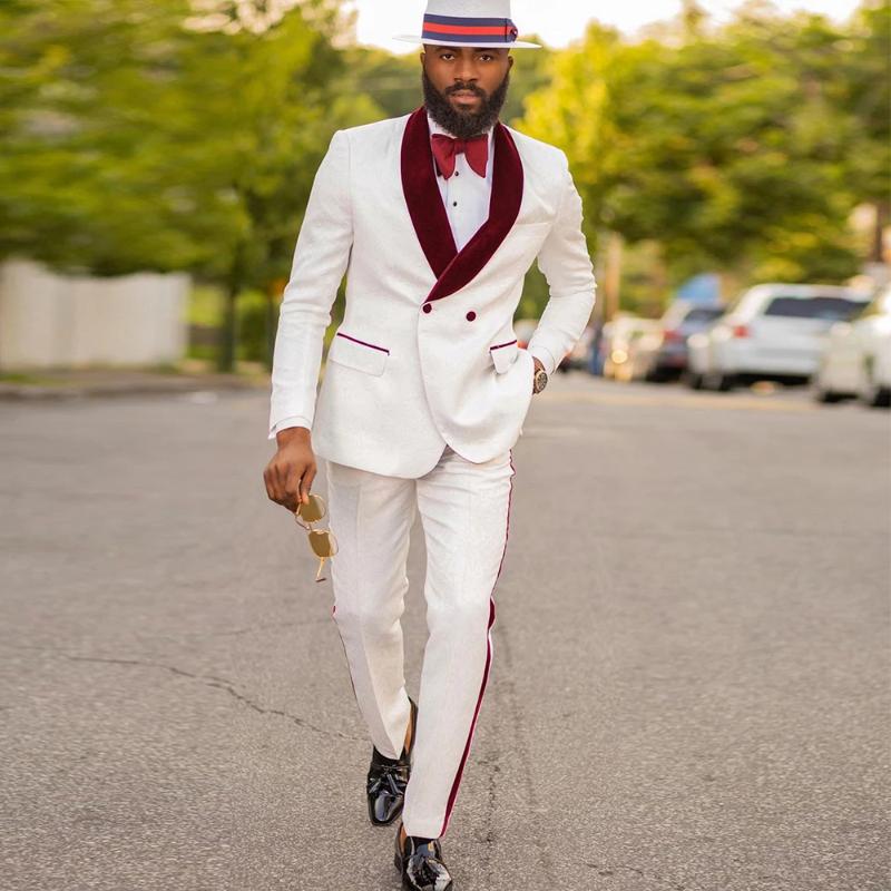 Men's Suits & Blazers Costume Homme White Wedding Tuxedos Groom Wear Men 2 Pieces Double Breasted Jacket With Pants Formal Blazer Masculino, Beige
Men's Suits & Blazers Costume Homme White Wedding Tuxedos Groom Wear Men 2 Pieces Double Breasted Jacket With Pants Formal Blazer Masculino, Beige