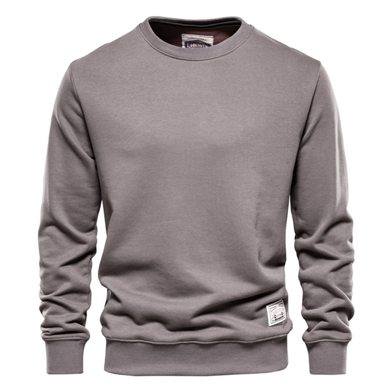 AIOPESON Streetwear Cotton Men's Sweatshirt Casual Solid Color Long Sleeve Spring Sweatshirt Men Quality Classic Mens Clothes 210720, Blue
AIOPESON Streetwear Cotton Men's Sweatshirt Casual Solid Color Long Sleeve Spring Sweatshirt Men Quality Classic Mens Clothes 210720, Blue