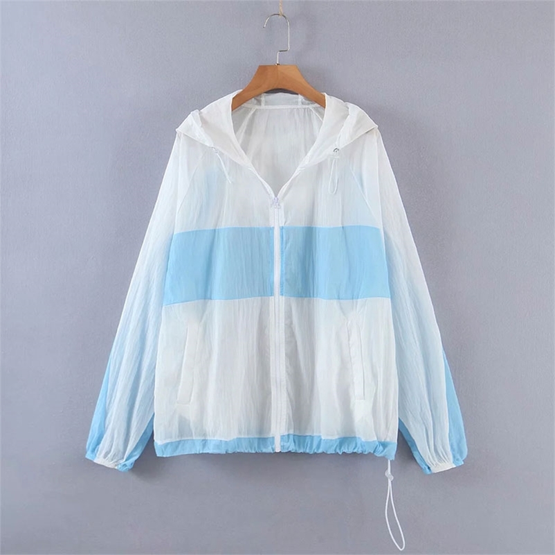 Jacket Women Loose Hooded Coat Summer Long Sleeve Thin Cosy Clothing 03 210628, As picture
Jacket Women Loose Hooded Coat Summer Long Sleeve Thin Cosy Clothing 03 210628, As picture