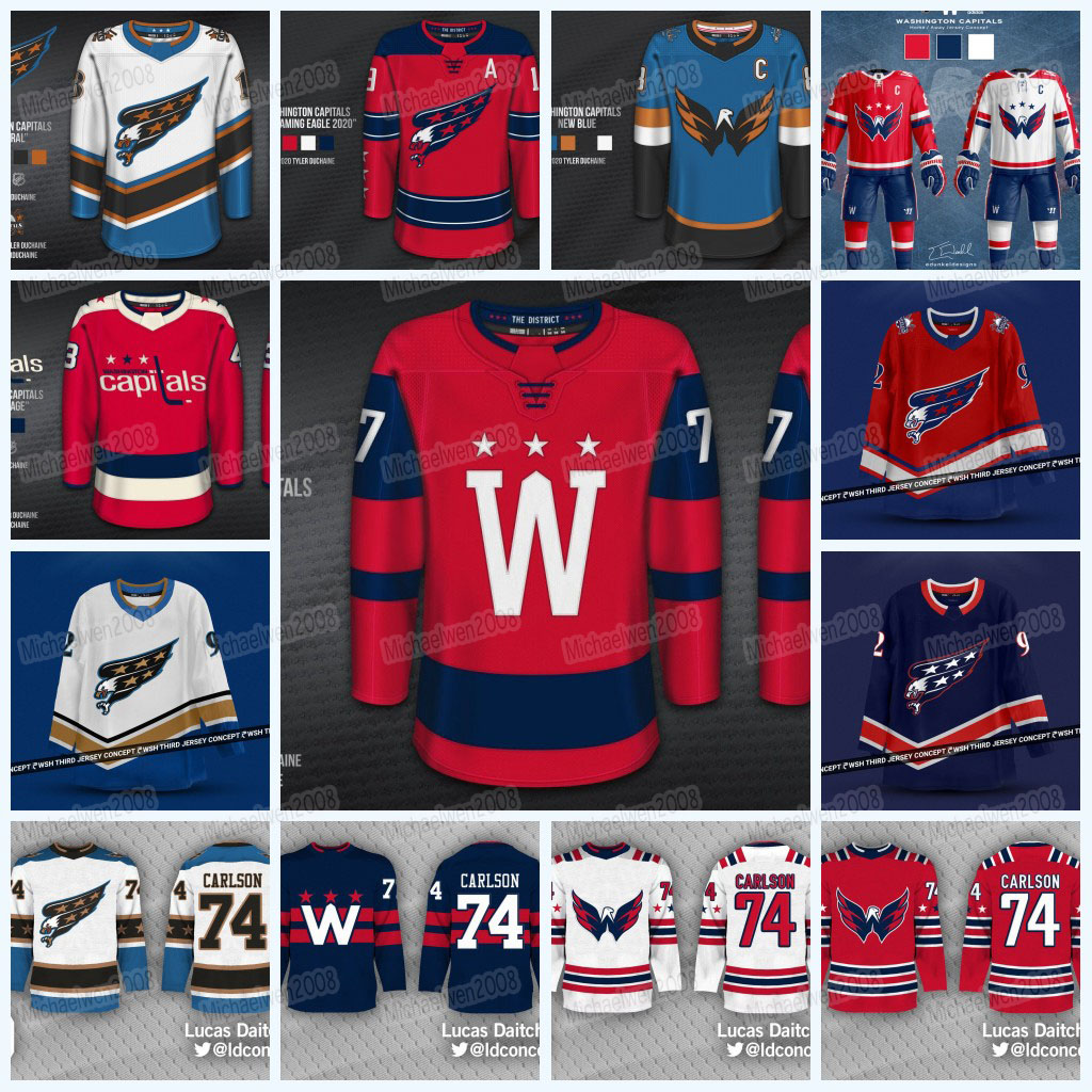 Washington Capitals Concepts 2021-22 Jersey Nicklas Backstrom T.J. Oshie Tom Wilson Anthony Mantha John Carlson Alex Ovechkin Conor Sheary Evgeny Kuznetsov, Blue
Washington Capitals Concepts 2021-22 Jersey Nicklas Backstrom T.J. Oshie Tom Wilson Anthony Mantha John Carlson Alex Ovechkin Conor Sheary Evgeny Kuznetsov, Blue