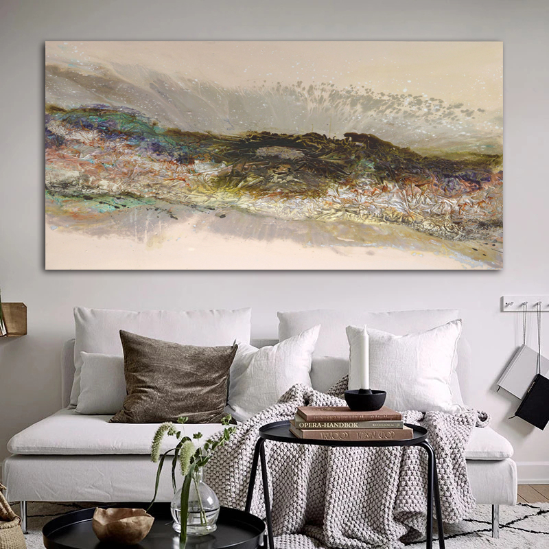 Abstract Oil Paintings Printed On Canvas Panting Colorful Posters And Prints Wall Art For Living Room Modern Home Decor Cuadros