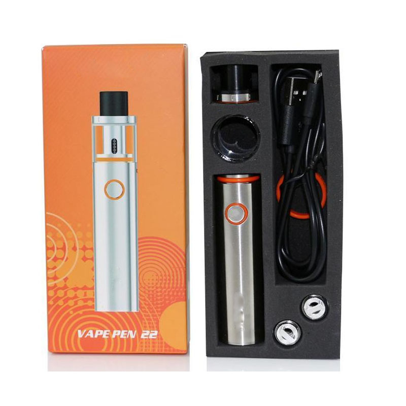 Vape Pen 22 Kit Starter With 1650mah battery Tank Intelligent Batteries PK Novo Nord TFV12 Stick V9
Vape Pen 22 Kit Starter With 1650mah battery Tank Intelligent Batteries PK Novo Nord TFV12 Stick V9