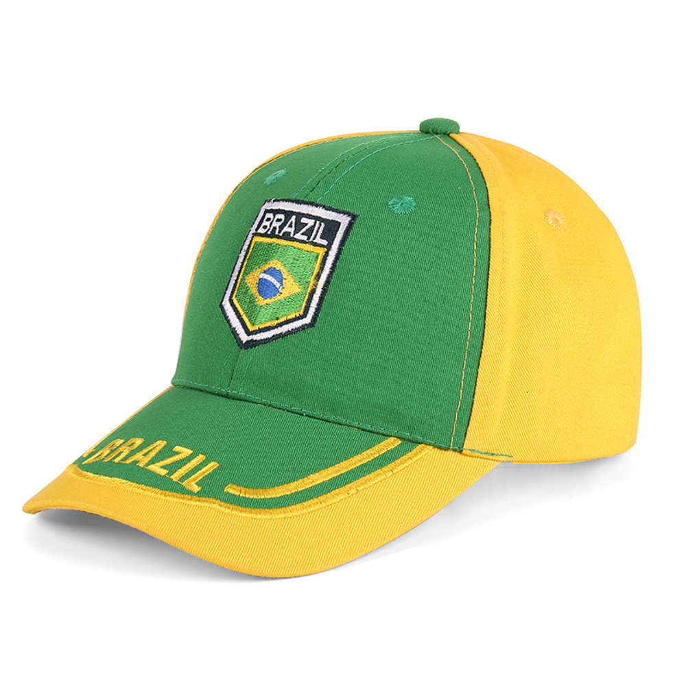 World Cup football Baseball Cap Cotton Brazil sun hat, Blue;gray