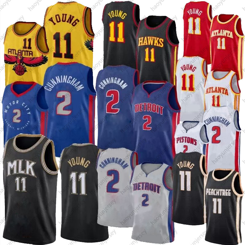 Men Basketball Trae 11 Young Jersey cade 2 Cunningham jerseys Stitched, As 
Men Basketball Trae 11 Young Jersey cade 2 Cunningham jerseys Stitched, As