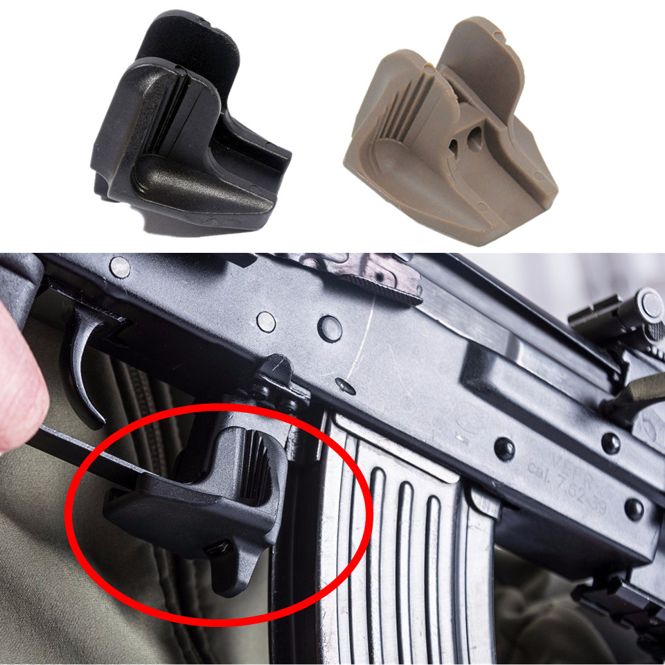Airsoft sports Accessories For All AK Variants AKMR Magazine Release Extens...