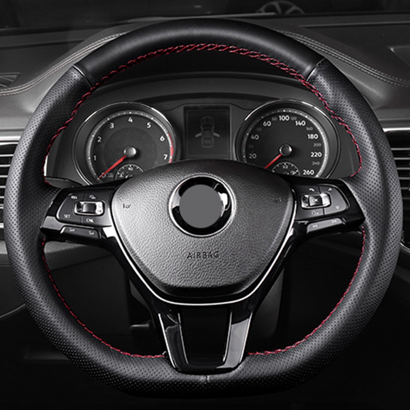 Soft Black Artificial Leather Car Steering Wheel Cover For Volkswagen VW Golf 7 Mk7 New Polo Passat B8 Tiguan Sharan Jetta
Soft Black Artificial Leather Car Steering Wheel Cover For Volkswagen VW Golf 7 Mk7 New Polo Passat B8 Tiguan Sharan Jetta