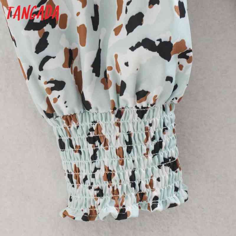 Fashion Women Leopard Print Pleated Long Sleeve High Street Ladies Midi Dress XN312 210416