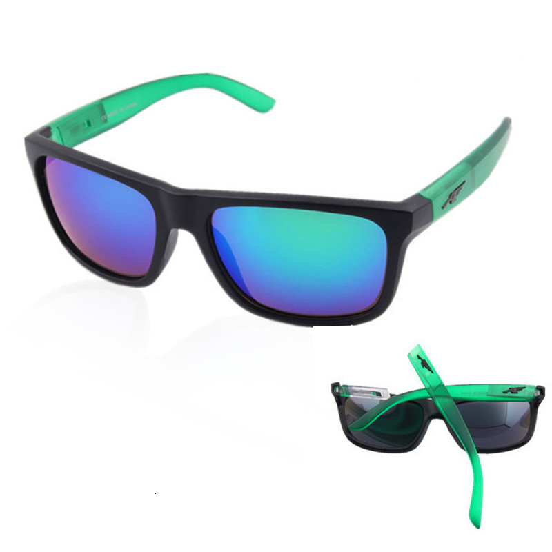 Sunglasses Mirror Removable For Men Arnette Brand Design Sport Square Classic Eyewear Accessory Oculos UV400