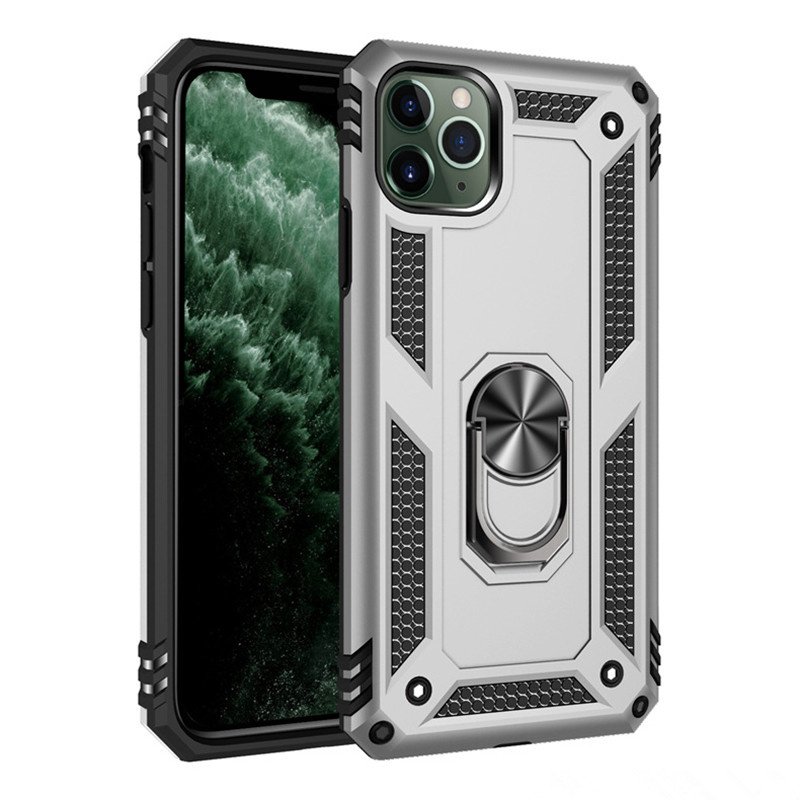 Aovyu Soft TPU Cell Phone Cases Hard PC Shockprooof Heavy Duty Military Grade Protective Cover with 360°Rotating Ring Kickstand for iPhone13 12 P