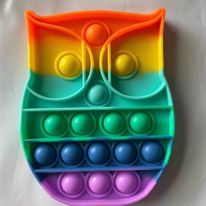 Cartoon Owl Shape Push Bubble Popper Fidget Sensory Toys Solid Animal Finger Fun Squeeze Toy Stress Relief Bubbles Puzzle Hand Tools H4149JY
Cartoon Owl Shape Push Bubble Popper Fidget Sensory Toys Solid Animal Finger Fun Squeeze Toy Stress Relief Bubbles Puzzle Hand Tools H4149JY