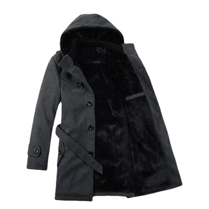 Men's Wool & Blends 2021 Winter Woolen Coat Plus Velvet Windbreaker Style Thick Mid-length Mens Clothing, Gray
Men's Wool & Blends 2021 Winter Woolen Coat Plus Velvet Windbreaker Style Thick Mid-length Mens Clothing, Gray