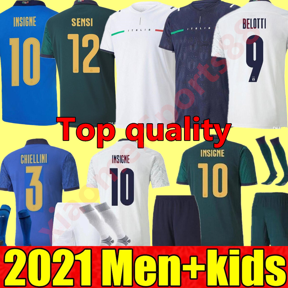 2021 Italy soccer Jersey home away child youth SENSI BELOTTI JORGINHO EL SHAARAWY INSIGNE VERRATTI BERNARDESCHI PELLEGRRINI KEAN men + kids kit FOOTBALL SHIRTS, Home+socks
2021 Italy soccer Jersey home away child youth SENSI BELOTTI JORGINHO EL SHAARAWY INSIGNE VERRATTI BERNARDESCHI PELLEGRRINI KEAN men + kids kit FOOTBALL SHIRTS, Home+socks