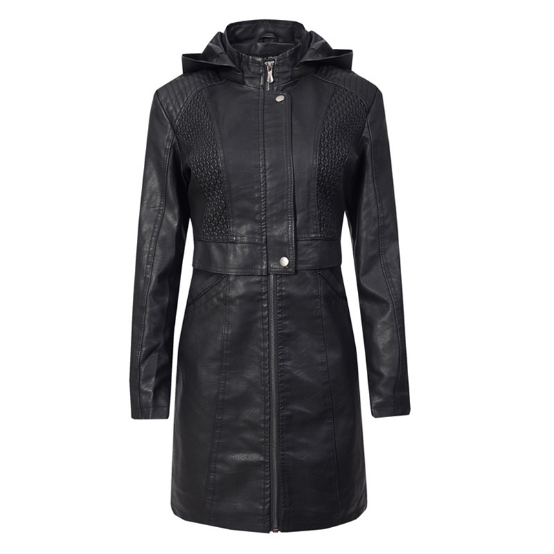 Fashion Leather Coats Women's Spring Autumn Clothing Long Section Slim PU Leather Jacket Brown Black Coffee Leather Jacket Women 211110, Beige
Fashion Leather Coats Women's Spring Autumn Clothing Long Section Slim PU Leather Jacket Brown Black Coffee Leather Jacket Women 211110, Beige