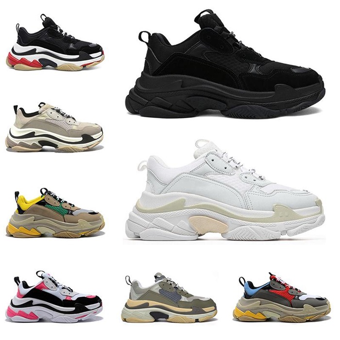OG Triple s platform casual shoes Paris Luxurys designer dad shoes running shoe 17w men women vintage black white gym Sneakers trainers Jogging Walking size 36-45, Customize
OG Triple s platform casual shoes Paris Luxurys designer dad shoes running shoe 17w men women vintage black white gym Sneakers trainers Jogging Walking size 36-45, Customize