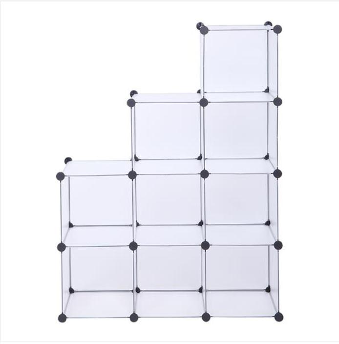 2022 Cube Storage 9-Cube Organizer Shelves DIY Closet Cabinet white Boxes & Bins Organization