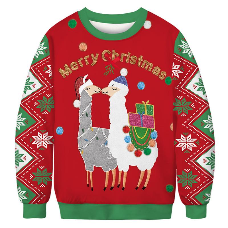 Ugly Christmas Sweater Men Women Autumn Winter Clothing 3D Funny Printed Sweaters Jumpers Tops Pullover Holiday Xmas Sweatshirts Men's