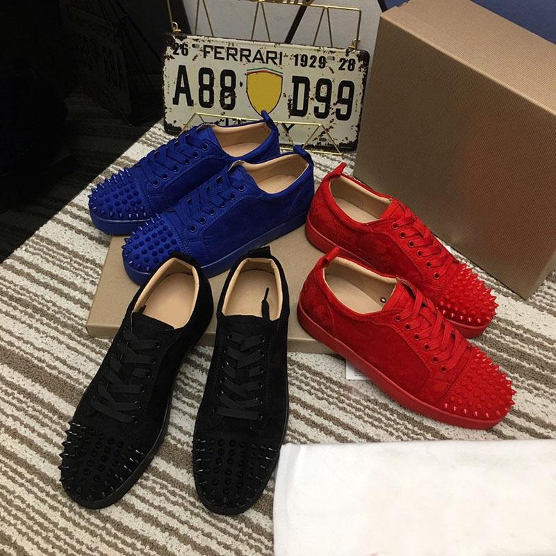 Top Quality Double Box Low Cut Spikes Flats Shoes For Men Women Leather Sneakers With Dust Bag, Color 1
Top Quality Double Box Low Cut Spikes Flats Shoes For Men Women Leather Sneakers With Dust Bag, Color 1