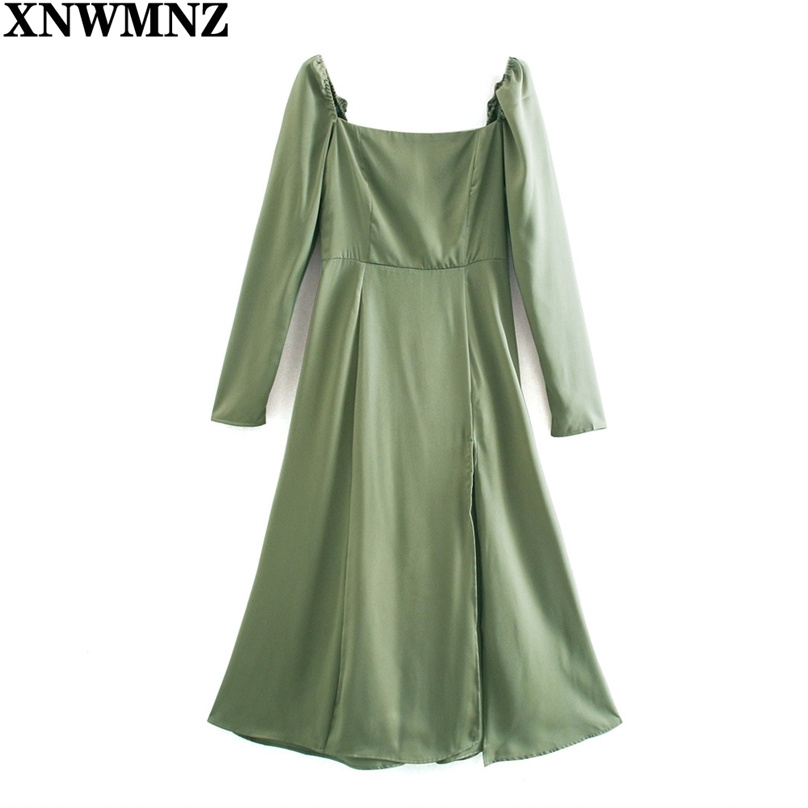 Sexy Bodycon Dresses For Woman Clothes Club Outfits Women Clubwear Satin side slit Dress Arrival Spring 210520, Army green
Sexy Bodycon Dresses For Woman Clothes Club Outfits Women Clubwear Satin side slit Dress Arrival Spring 210520, Army green