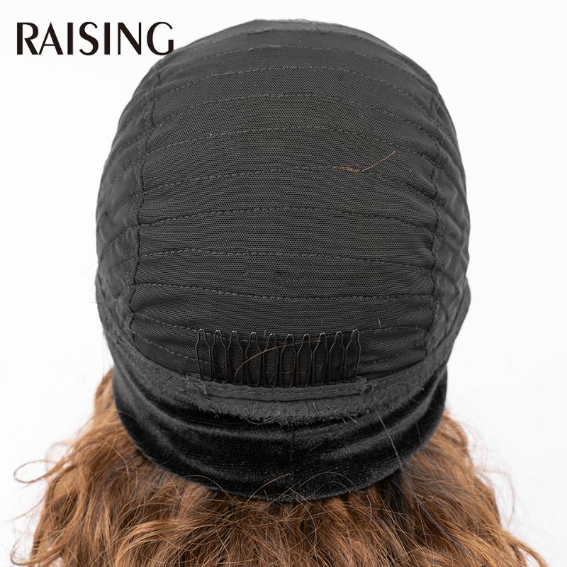 Synthetic Wigs Raising Deep Curly Headband Wholesale Hair Full Machine Wig 38Inch Omber Natural Weave For Women