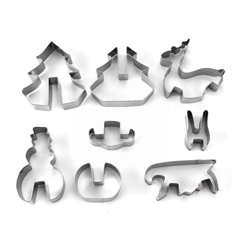Baking Moulds Christmas Mold Steel Biscuit DIY Cookie Gift Snowflake Elk Gingerbread Cutter Santa Man Cake A6T8
Baking Moulds Christmas Mold Steel Biscuit DIY Cookie Gift Snowflake Elk Gingerbread Cutter Santa Man Cake A6T8