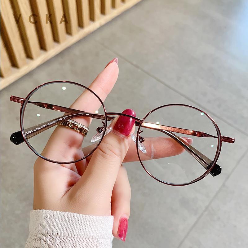 Sunglasses VCKA Round Anti Blue Light Reading Glasses Women Men Metal Frame Optical Eyewear Rays Blocking Computer Reader +50 TO +600
Sunglasses VCKA Round Anti Blue Light Reading Glasses Women Men Metal Frame Optical Eyewear Rays Blocking Computer Reader +50 TO +600