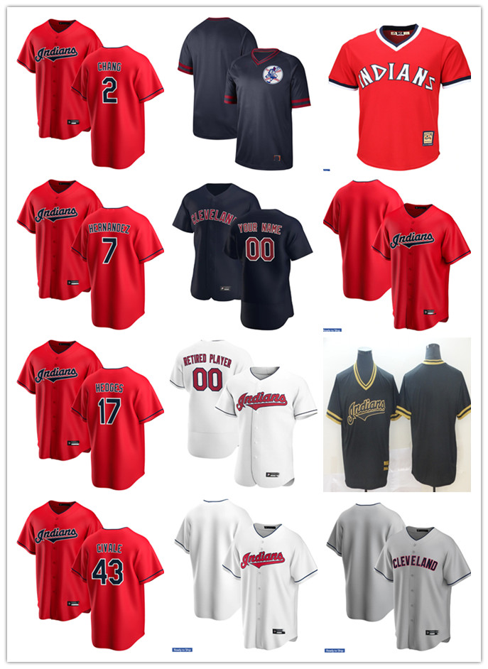 Men Women Youth Cleveland Indians 2 Yu Chang 43 Aaron Civale 17 Austin Hedges 7 Cesar Hernandez Red navy Custom Baseball Jersey, Blue;black
Men Women Youth Cleveland Indians 2 Yu Chang 43 Aaron Civale 17 Austin Hedges 7 Cesar Hernandez Red navy Custom Baseball Jersey, Blue;black