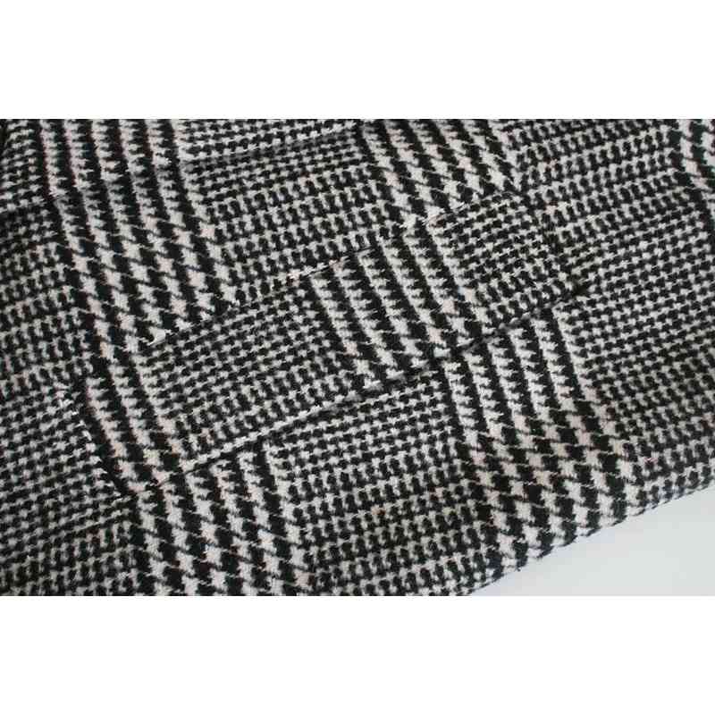 vintage women long jackets autumn fashion button-fly ladies coats casual hepbum style jacket pockets girls coat 210430