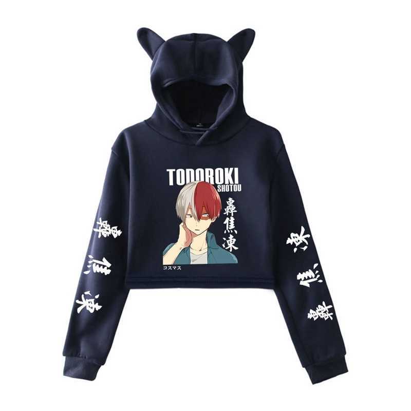 My Hero Academy Cat Cropped Female Long Mouw Sweatshirt Crop Top Women Hoodie Japanese Anime Shoto Todoroki Clothing, Grey
My Hero Academy Cat Cropped Female Long Mouw Sweatshirt Crop Top Women Hoodie Japanese Anime Shoto Todoroki Clothing, Grey