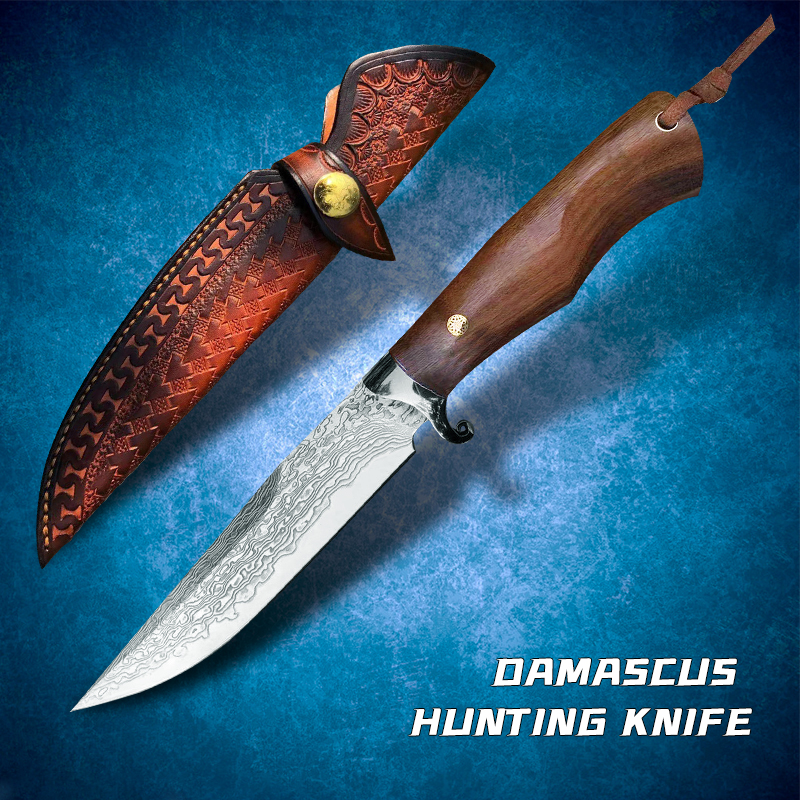 Damascus Steel Camping Hunting Straight Knife Wooden Handle Outdoor Self-defense Tactics Fighting Metal Gear Survival VG10 Fixed Blade Hikin
Damascus Steel Camping Hunting Straight Knife Wooden Handle Outdoor Self-defense Tactics Fighting Metal Gear Survival VG10 Fixed Blade Hikin
