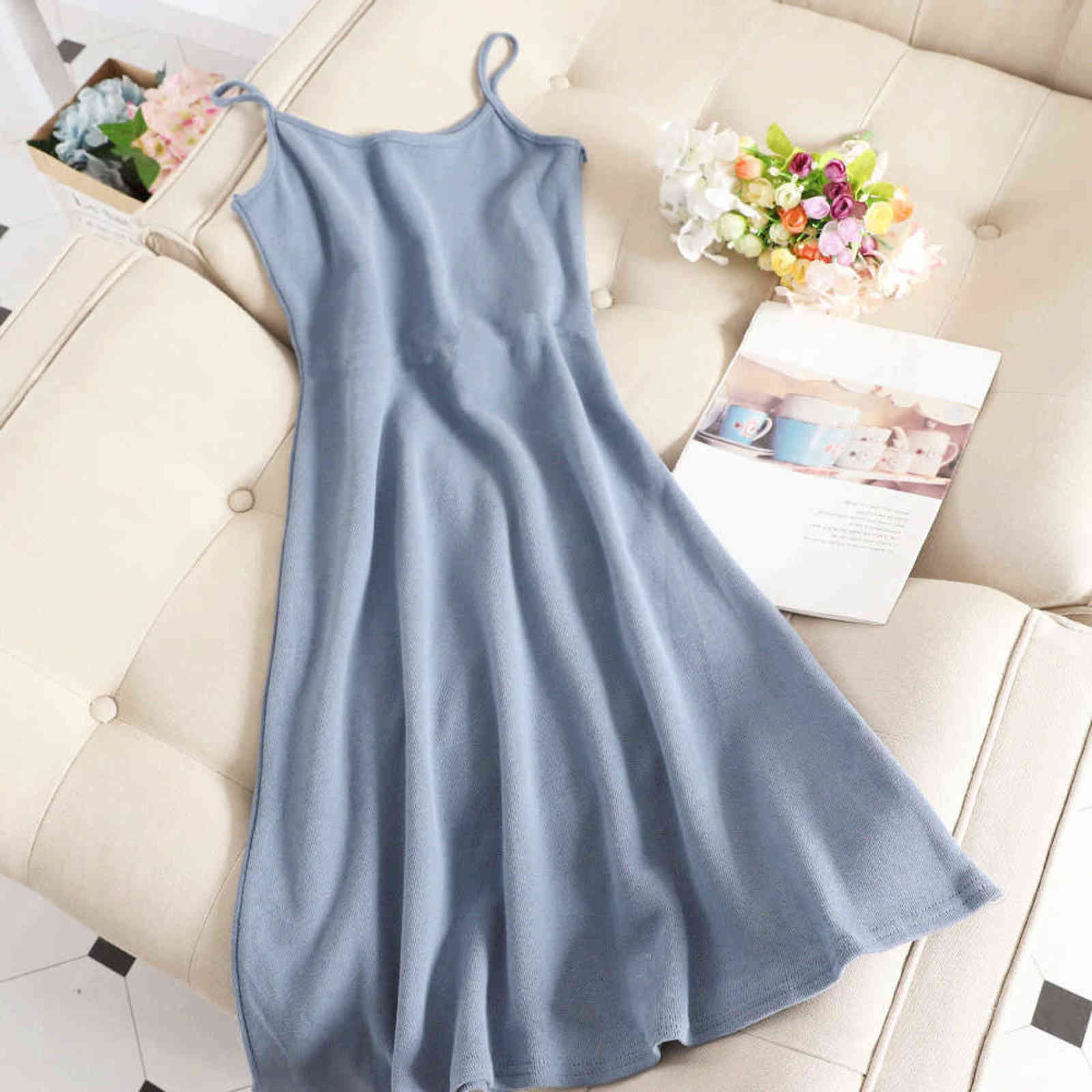 Striped sweater + suspender skirt two-piece set Korean casual student girl suit sets for women clothing 211106