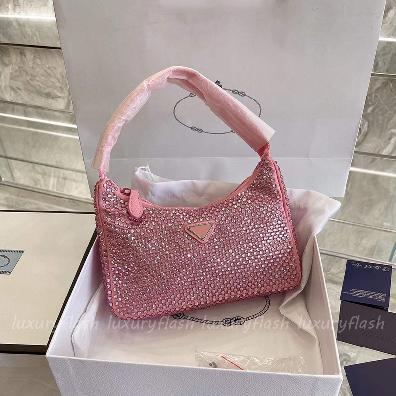 Upgraded Women Designer Handbags Latest Diamond Shouler Bag 2022 Bling Tote Luxurys Brand 2000-editon Lady Designers Purses Nylon Shiny High Quality with Letters, Make up difference
Upgraded Women Designer Handbags Latest Diamond Shouler Bag 2022 Bling Tote Luxurys Brand 2000-editon Lady Designers Purses Nylon Shiny High Quality with Letters, Make up difference