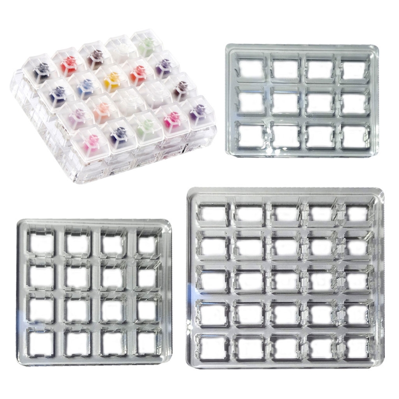 Switch Tester Base Transparent Acrylic Plate for cherry MX Switch Storage Base Board Tester Base