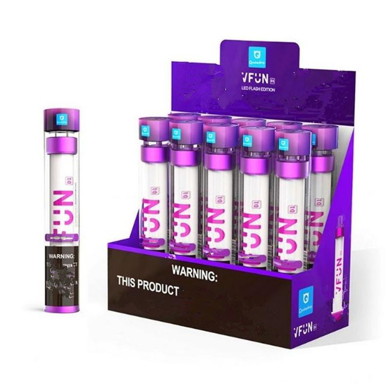 Authentic Disposable e cigarette Vape VFUN D1 D2 glowing vaping 1000puffs 550mah battery build-in 3ml / Aokit glow stick pro max randm
Authentic Disposable e cigarette Vape VFUN D1 D2 glowing vaping 1000puffs 550mah battery build-in 3ml / Aokit glow stick pro max randm