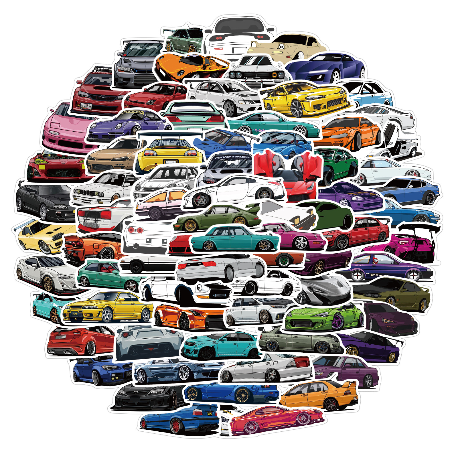100Pcs/Lot Cartoon JDM Retrofit Racing Car Graffiti Stickers Laptop Guitar Luggage Bike Skateboard Waterproof Sticker Toys
100Pcs/Lot Cartoon JDM Retrofit Racing Car Graffiti Stickers Laptop Guitar Luggage Bike Skateboard Waterproof Sticker Toys