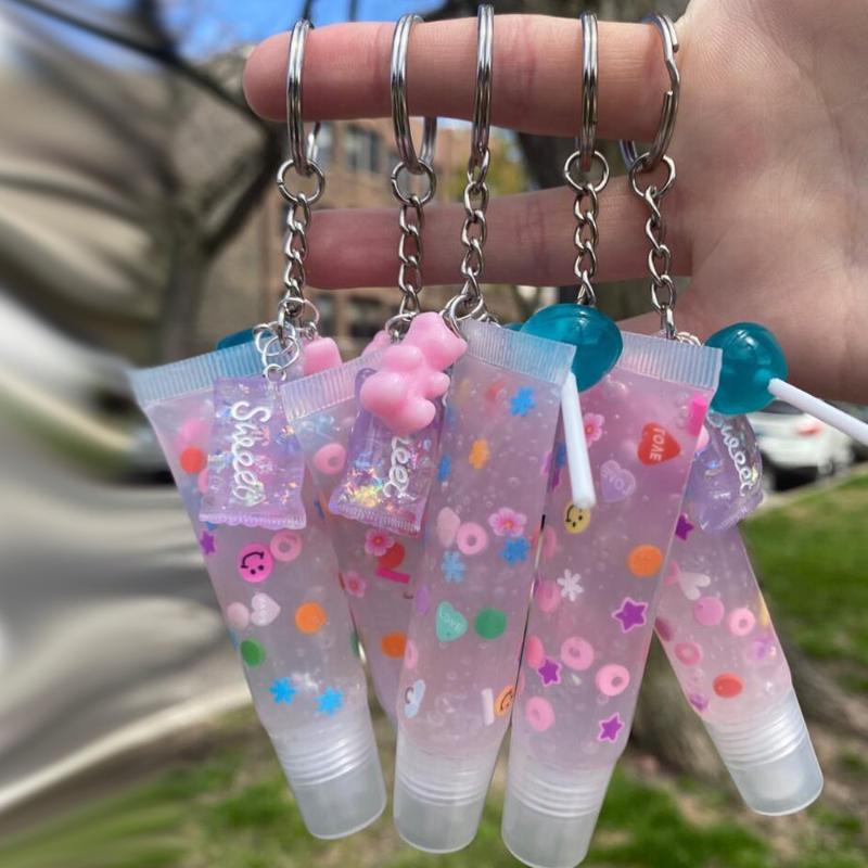 Lip Gloss Private Lipgloss Keychain Cool Design Euro Fashion Set Cartoon Vegan Glitter Flower Natural Vendor, Ungd-3pc
Lip Gloss Private Lipgloss Keychain Cool Design Euro Fashion Set Cartoon Vegan Glitter Flower Natural Vendor, Ungd-3pc