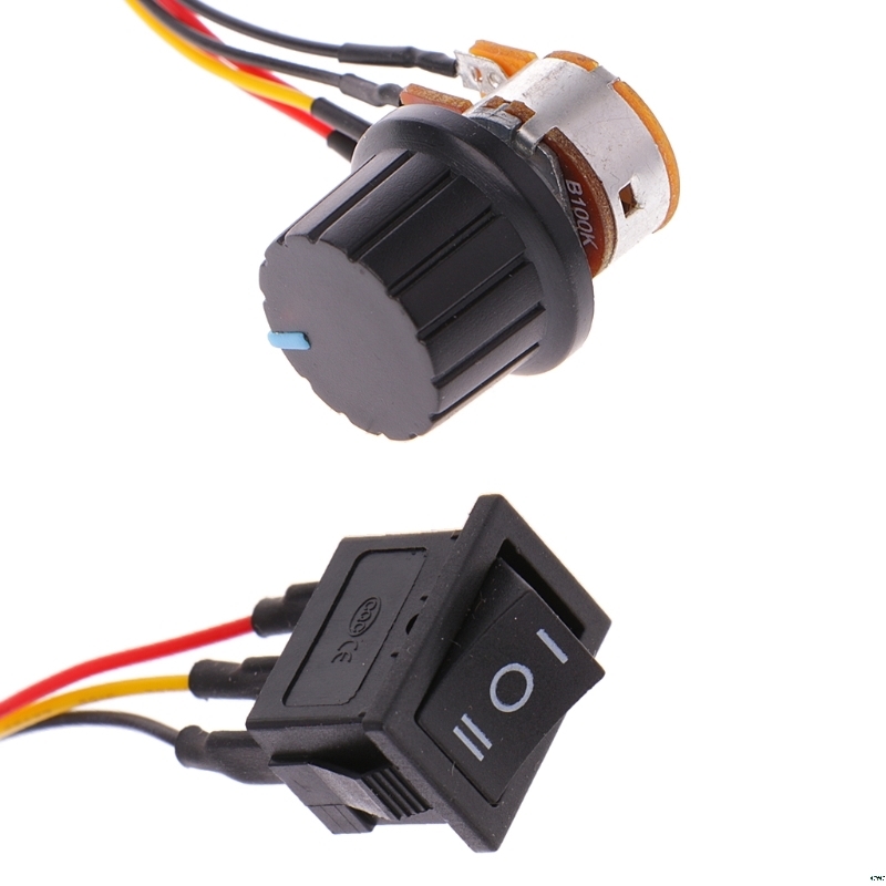 Dc Motor Speed Controller 12V 24V 36V 48V 10-55V 60A Forward/Backward Switch