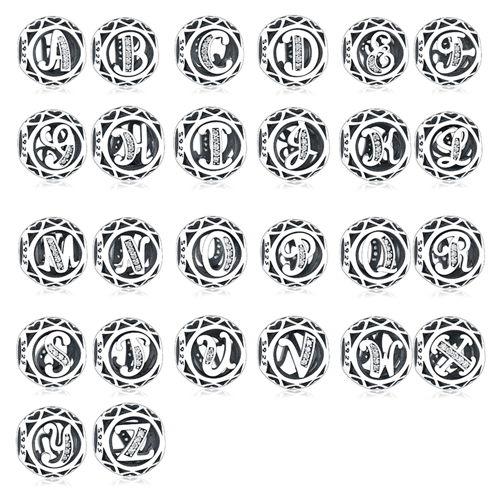 Fit Original Pandora Charm Bracelet 100% 925 Silver Initial Letter Alphabet Bead A-Z Jewelry Making Berloque Craft Christmas Kralen, Black
Fit Original Pandora Charm Bracelet 100% 925 Silver Initial Letter Alphabet Bead A-Z Jewelry Making Berloque Craft Christmas Kralen, Black