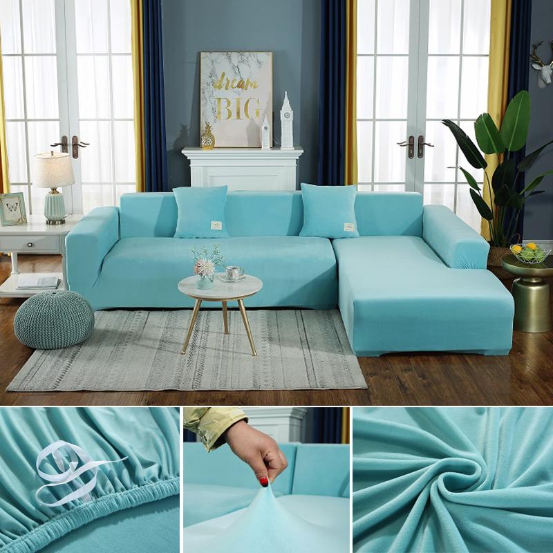 Chair Covers Thick Velvet Sofa Universal Stretch Elastic Couch Slipcovers L Shape Sectional Plush Warm 1/2/3/4 Seater
Chair Covers Thick Velvet Sofa Universal Stretch Elastic Couch Slipcovers L Shape Sectional Plush Warm 1/2/3/4 Seater