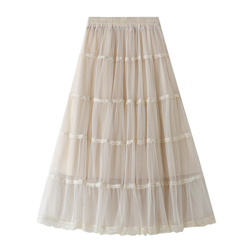 Japan korea Style Vintage Polka Women mesh Skirt Irregular Ruffles Femme Jupe High Waist Bodycon Mid-length A-lineSkirts 210524, Khaki
Japan korea Style Vintage Polka Women mesh Skirt Irregular Ruffles Femme Jupe High Waist Bodycon Mid-length A-lineSkirts 210524, Khaki