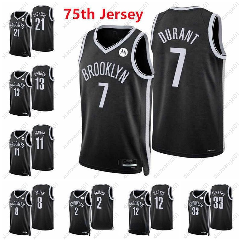 2021 2022 Embroidery Men Basketball James Harden Kevin Durant Kyrie Irving Patty Mills Johnson Aldridge Harris Claxton 75th Black Jerseys
2021 2022 Embroidery Men Basketball James Harden Kevin Durant Kyrie Irving Patty Mills Johnson Aldridge Harris Claxton 75th Black Jerseys