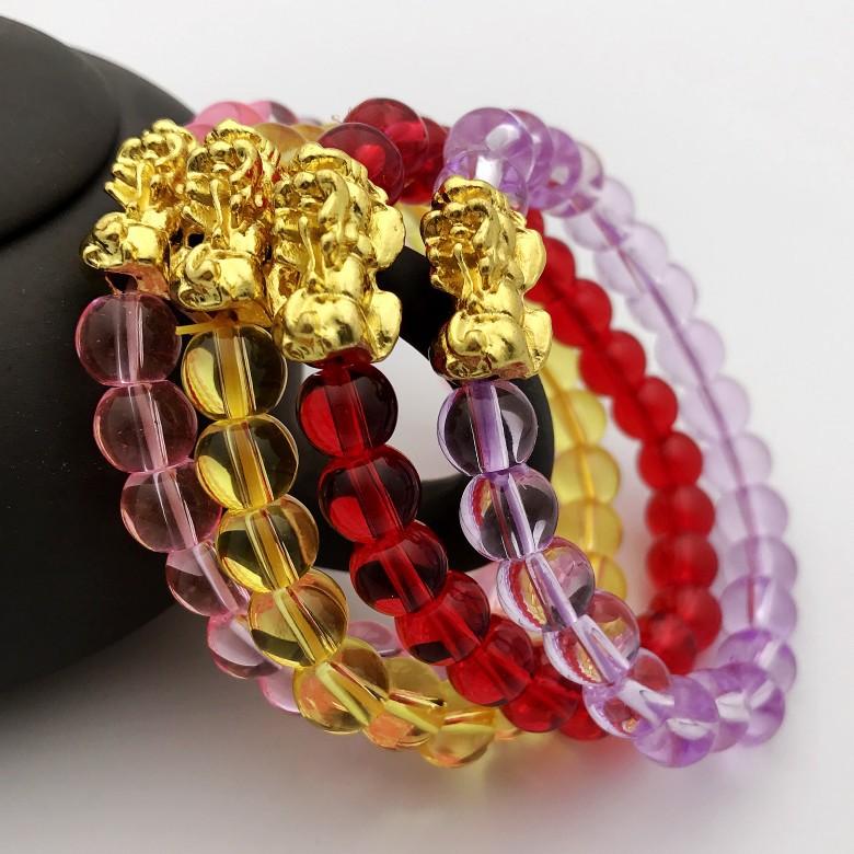Beaded, Strands Wholesale Gold Brave Troops Glass Beads Bangles & Bracelets Fashion Jewelry Chinese Lucky Energy Bracelet For Women Gift 202, Black
Beaded, Strands Wholesale Gold Brave Troops Glass Beads Bangles & Bracelets Fashion Jewelry Chinese Lucky Energy Bracelet For Women Gift 202, Black