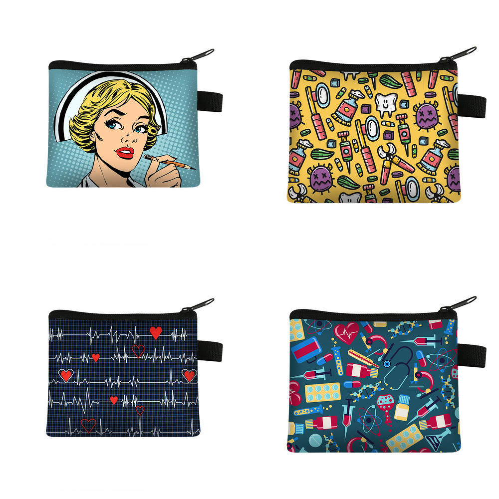Fashion Girls Printed Wallet storage bag Handbag Large Capacity Cartoon Card Bags Coin Case Polyester Makeup Bags Travel Beach Wash bag G707SP0, Mixed colors or note us
Fashion Girls Printed Wallet storage bag Handbag Large Capacity Cartoon Card Bags Coin Case Polyester Makeup Bags Travel Beach Wash bag G707SP0, Mixed colors or note us